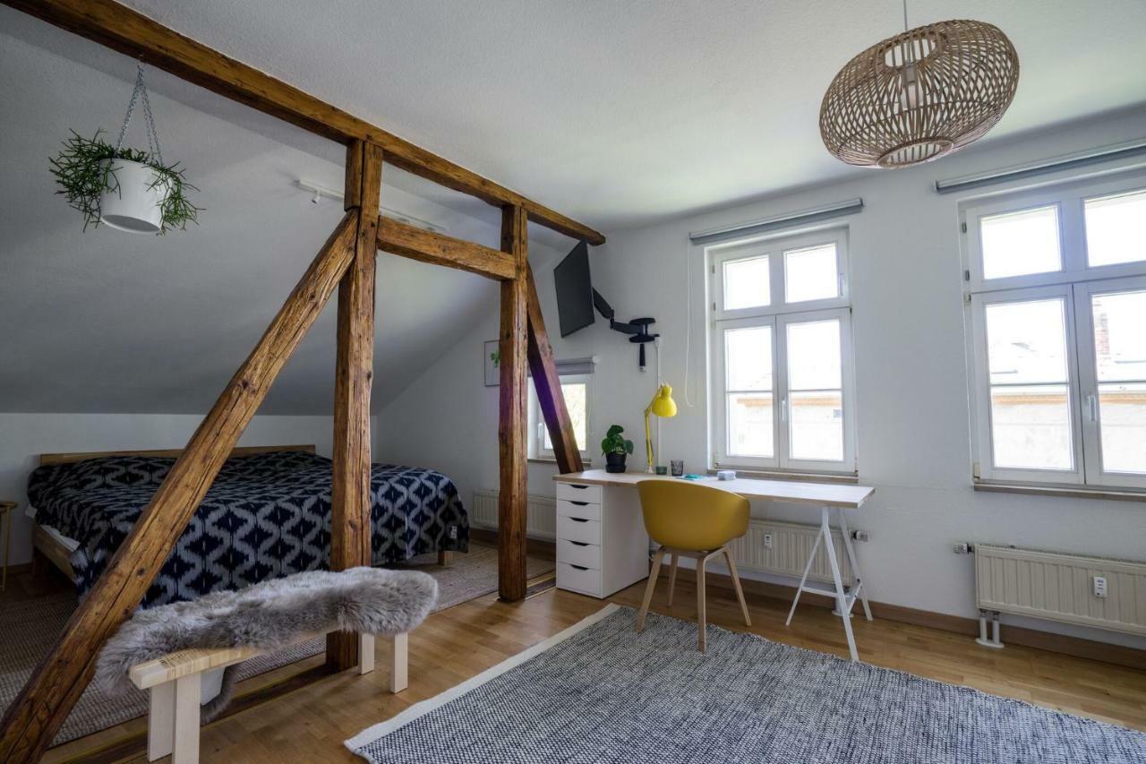 Stilvolles Zentrumsnahes Wohlfuehl-Appartment Leipzig Exterior foto
